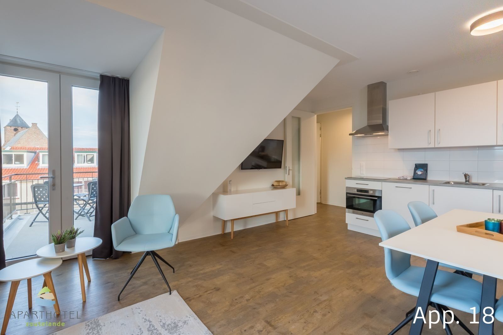 Luxury apartment 6 people Pet friendly in Zoutelande in Nederland